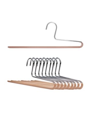 Single Rod Pant Hanger with Grip Coating, Model KH/1 , Set of 10