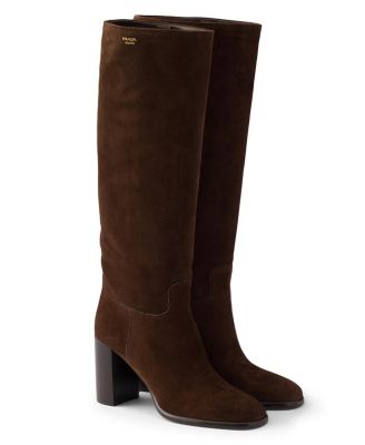 Women's Suede Knee High Boots