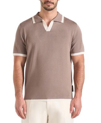 Lambert Contrast Detail Knit Polo