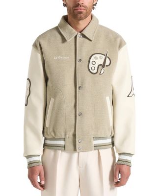 Le Galerie Wool-blend Varsity Jacket