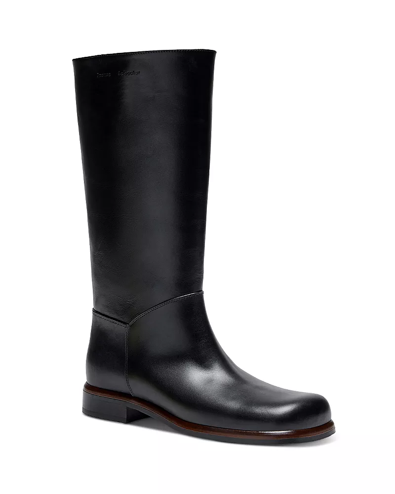 Proenza Schouler Women's Esme Shiny Leather Knee High Boots