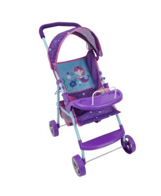  Mermaid Doll Travel System Stroller Set, Ages 3+