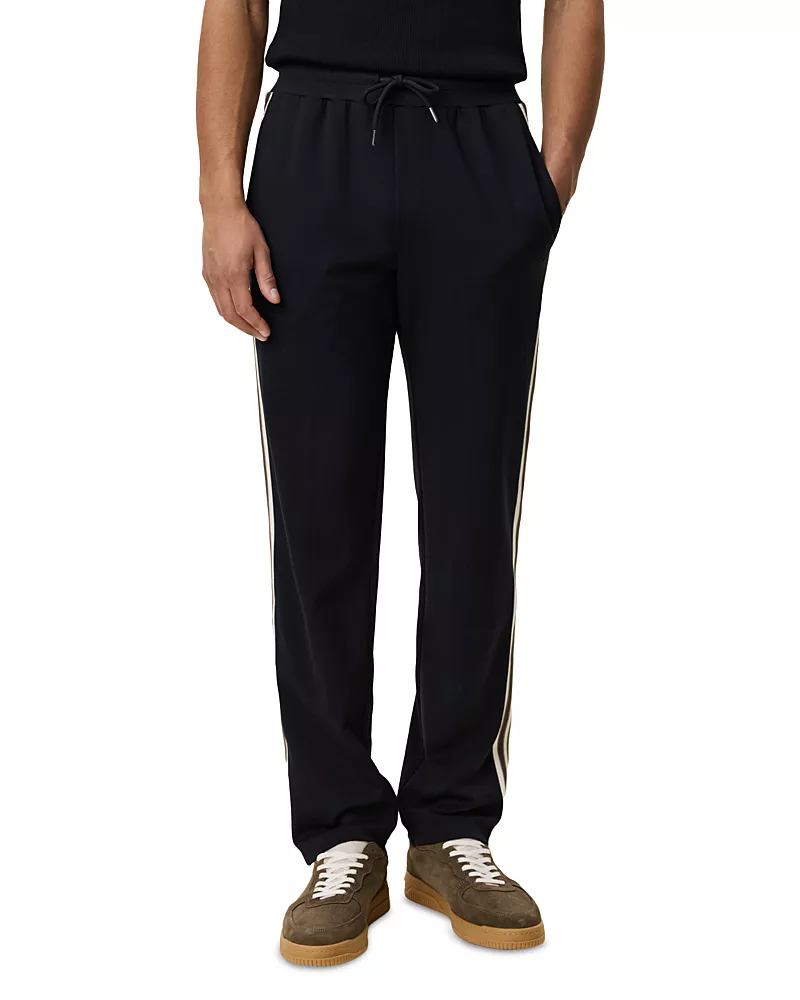Les Deux Signature Rib Tape Drawstring Track Pants