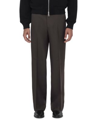 York Straight Fit Pleated Trousers