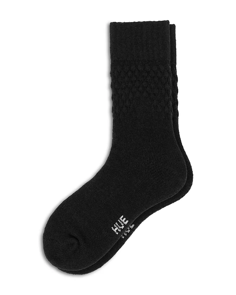Hue Bubble Knit Crew Socks