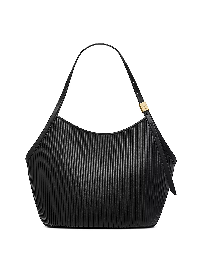 kate spade new york Deco Pleated Tulip Leather Tote