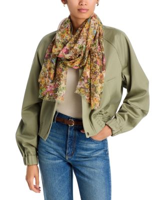 Blurred Floral Scarf