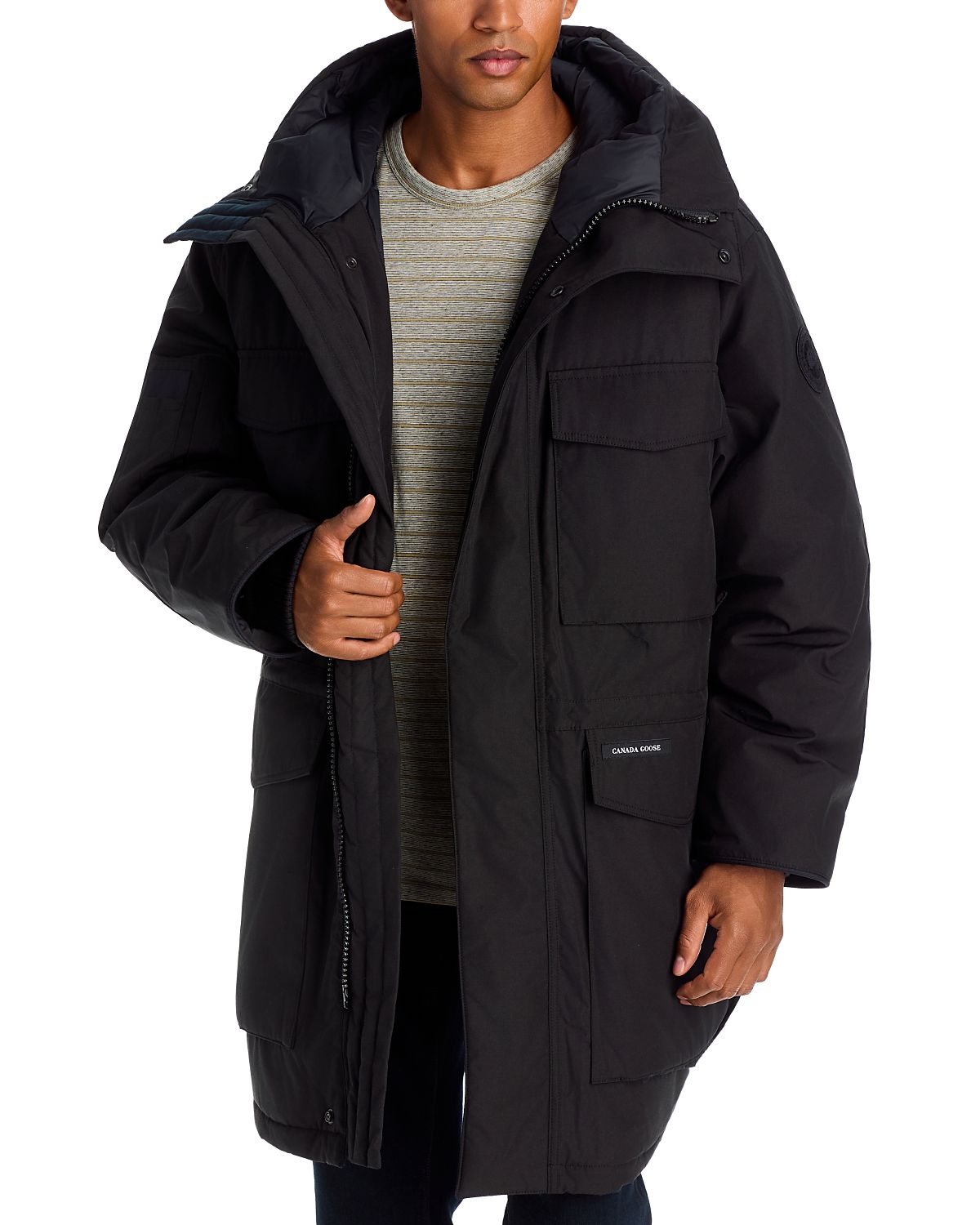 Canada Goose Erie Hooded Bold Pocket Down Parka Jacket
