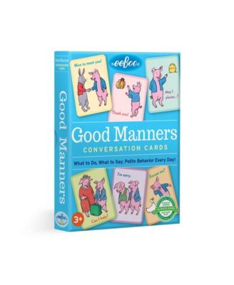  Conversation Cards Good Manners, Ages 3+