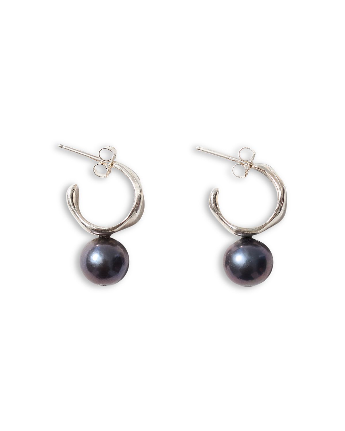 Chan Luu Peacock Freshwater Pearl Cuff Hoop Earrings, 1.25L