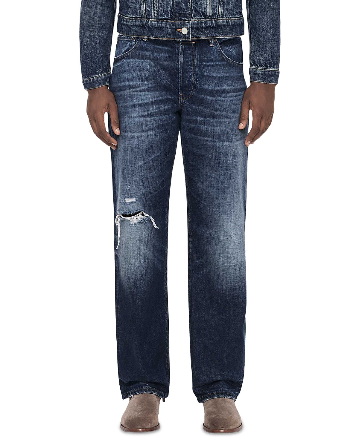 Allsaints Loose Fit Straight Jeans