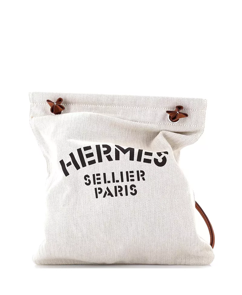 Pre-Owned HERMES Aline Mm Toile Crossbody