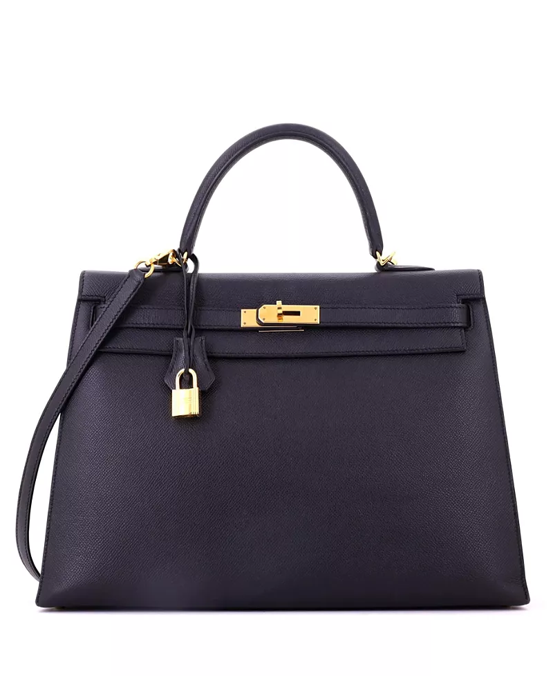 Pre-Owned HERMES Kelly 35 Epsom Satchel