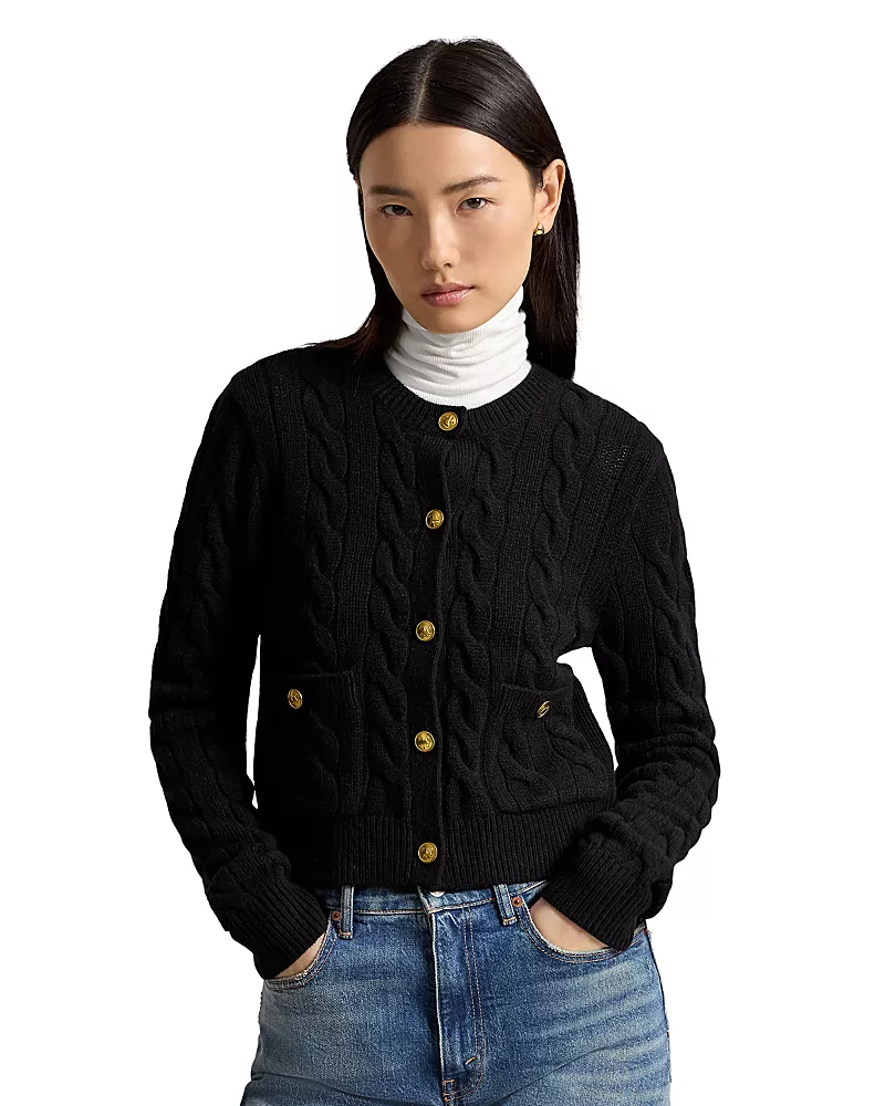 Polo Ralph Lauren Cable Wool Cashmere Cardigan