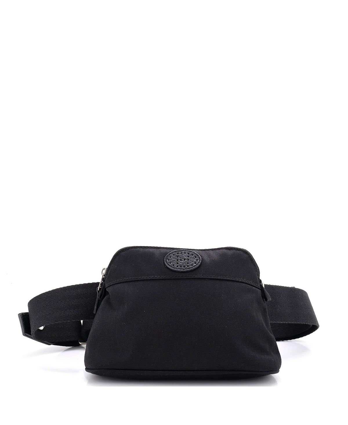 Pre-Owned HERMES Bolide Mini Canvas & Leather Belt Bag