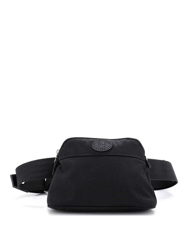 Pre-Owned HERMES Bolide Mini Canvas & Leather Belt Bag