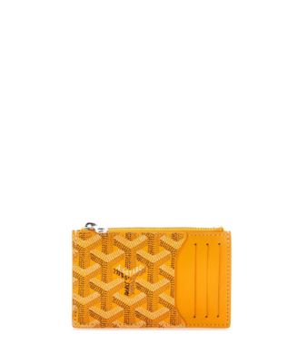 Bourbon Zipped Card Holder Coated Canvas