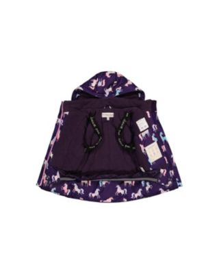  Girls' Play Unicorn Jacket & Reinforced Pants Two Piece Snowsuit - Big Kid