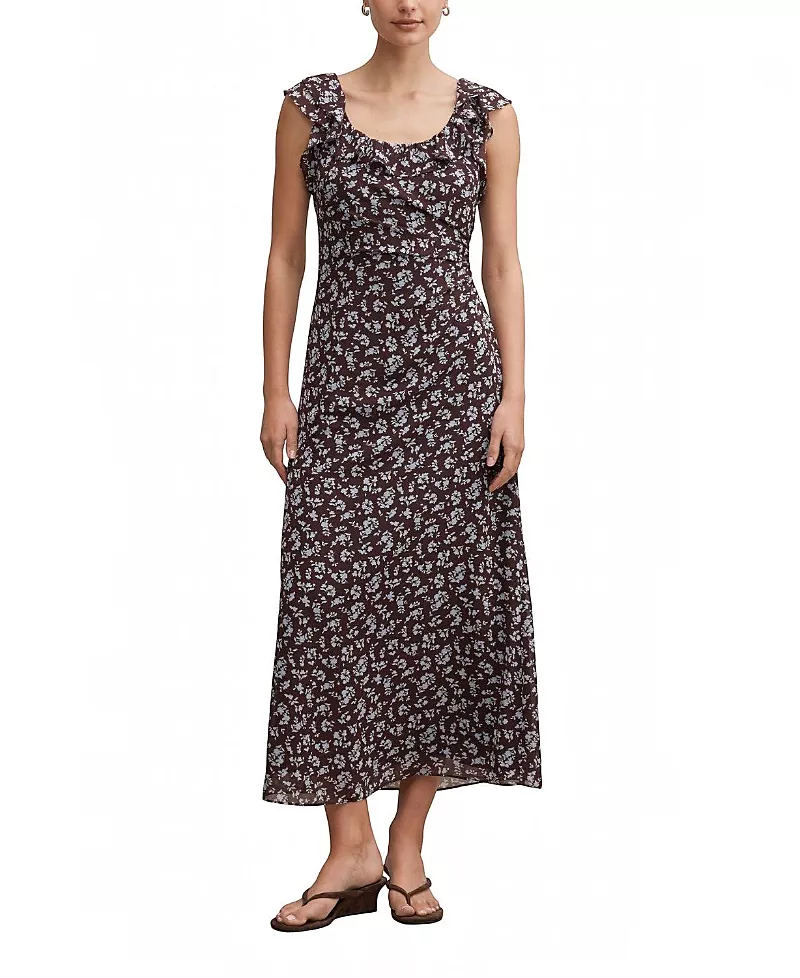 Ever New Women's Paige Ruffle Midi Dress