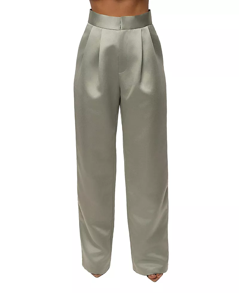 Jluxlabel City Nights Satin Trouser