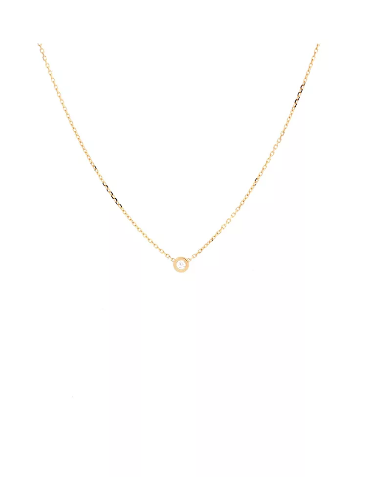 Pre-Owned Cartier Xs Cartier D'Amour Pendant Necklace 18K Gold and Diamond