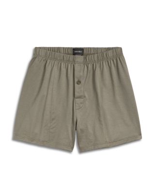 Cotton Sporty Button Fly Boxers