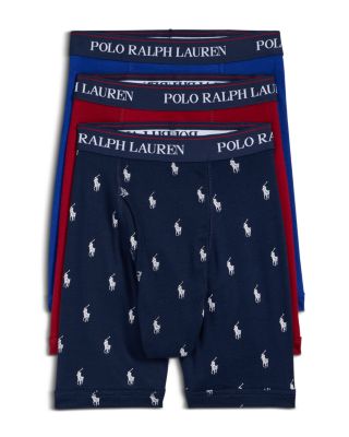 Cotton Logo Boxer Briefs, Pack of 3