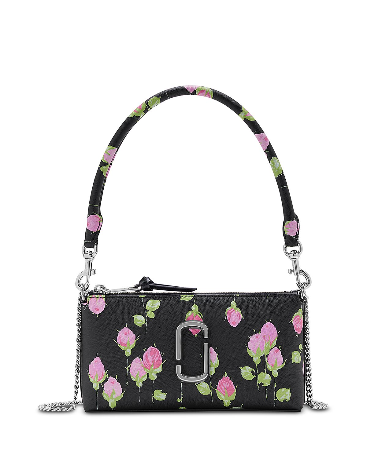 Marc Jacobs The Pochette Floral Wallet On Chain