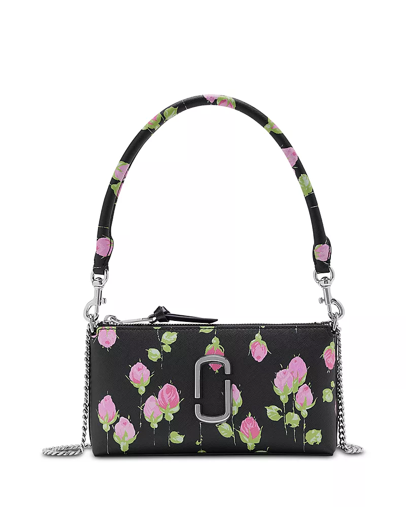 Marc Jacobs The Pochette Floral Wallet On Chain