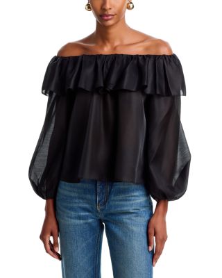 Alta Off-the-Shoulder Ruffled Top