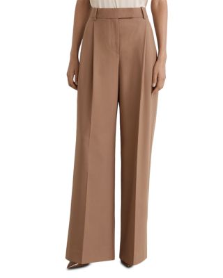 Petite Luna Pleated Wide Leg Pants 