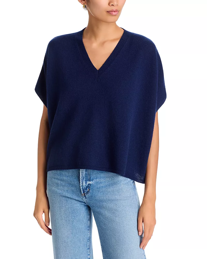 Majestic Filatures Cashmere Cap Sleeve Sweater