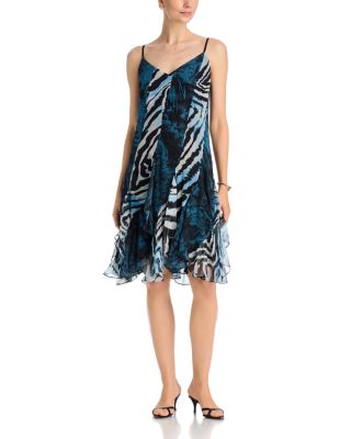 Rafferty Silk Chiffon Mini Dress 