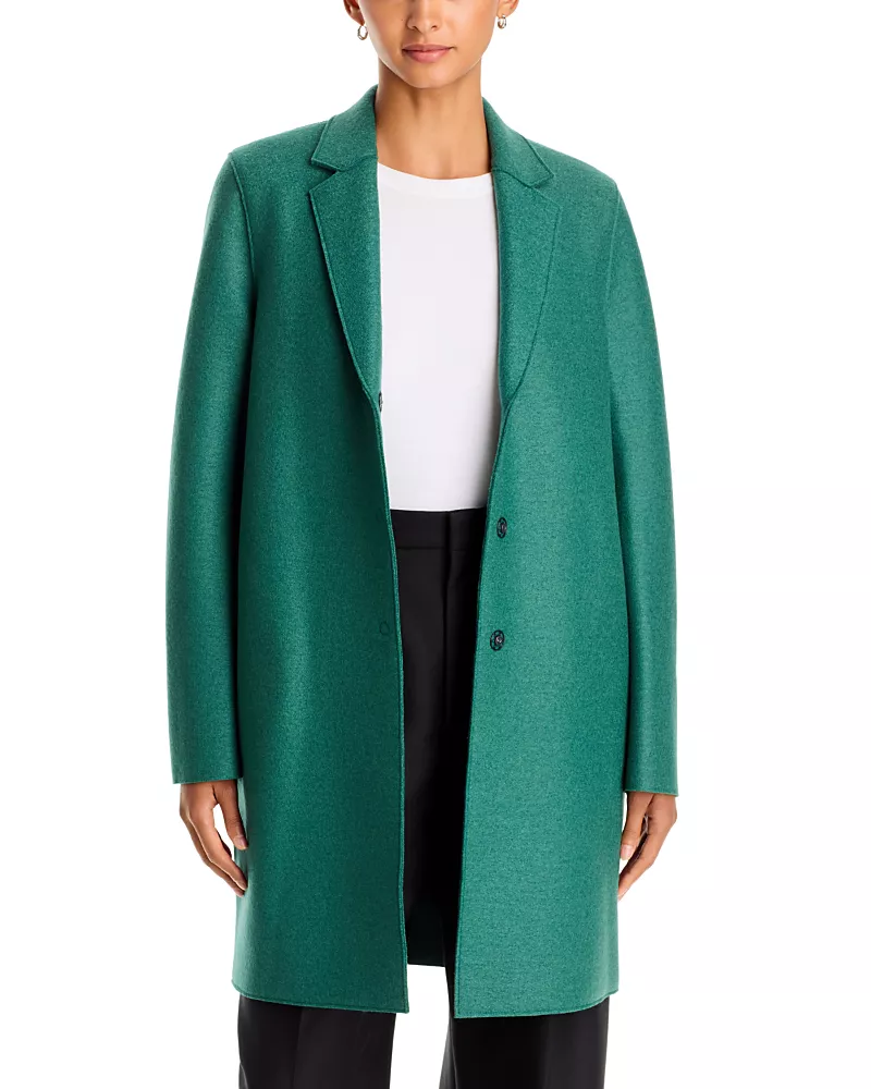 Harris Wharf London Wool Cocoon Coat