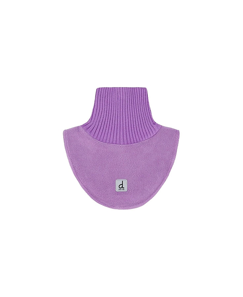 Deux par Deux Girls' Bib Turtle Fleece Knit & Polar Neckwarmer - Little Kid, Big Kid