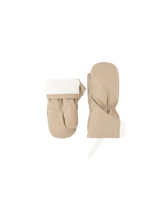  Unisex Lined Extended Cuff Connector String Mittens - Baby