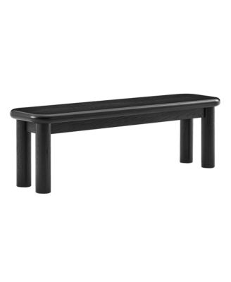  Alvia 58" Oak Wood Bench