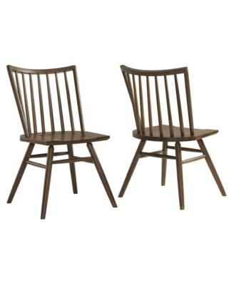  Alvar Spindle Back Dining Side Chairs, Set of 2