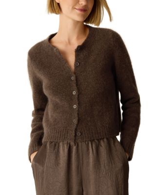 Crewneck Cardigan Sweater