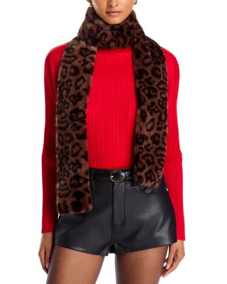 Faux Fur Skinny Scarf - Exclusive