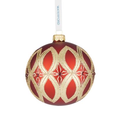 Holiday Heirlooms Infinity Red Bauble Ornament