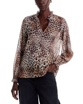 Georgette Split Neck Blouse