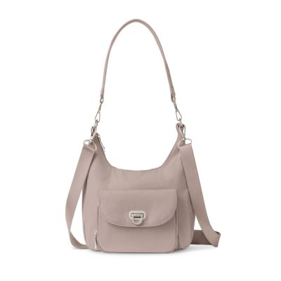 Coastal Flip Lock Half Moon Bag