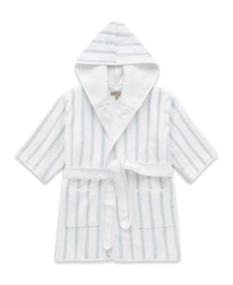  Unisex Seaside Stripes Bathrobe - Little Kid, Big Kid