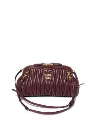 Caprice Matelasse Nappa Leather Clutch