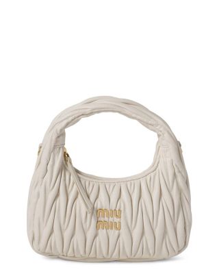 Wander Matelasse Nappa Leather Hobo Bag