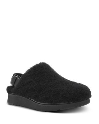 Women's Gen-FF Suede & Shearling Mules