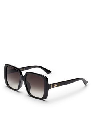 Gradient Square Sunglasses, 56mm