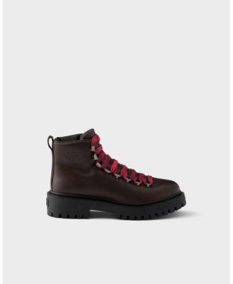 Leather Lace-Up Booties