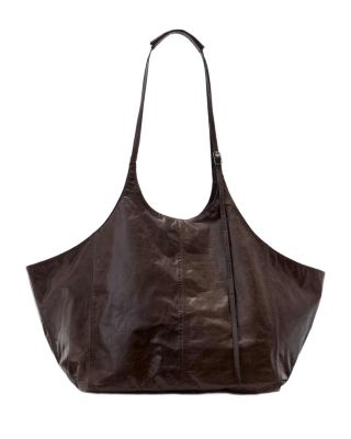 Siloh East/West Leather Tote